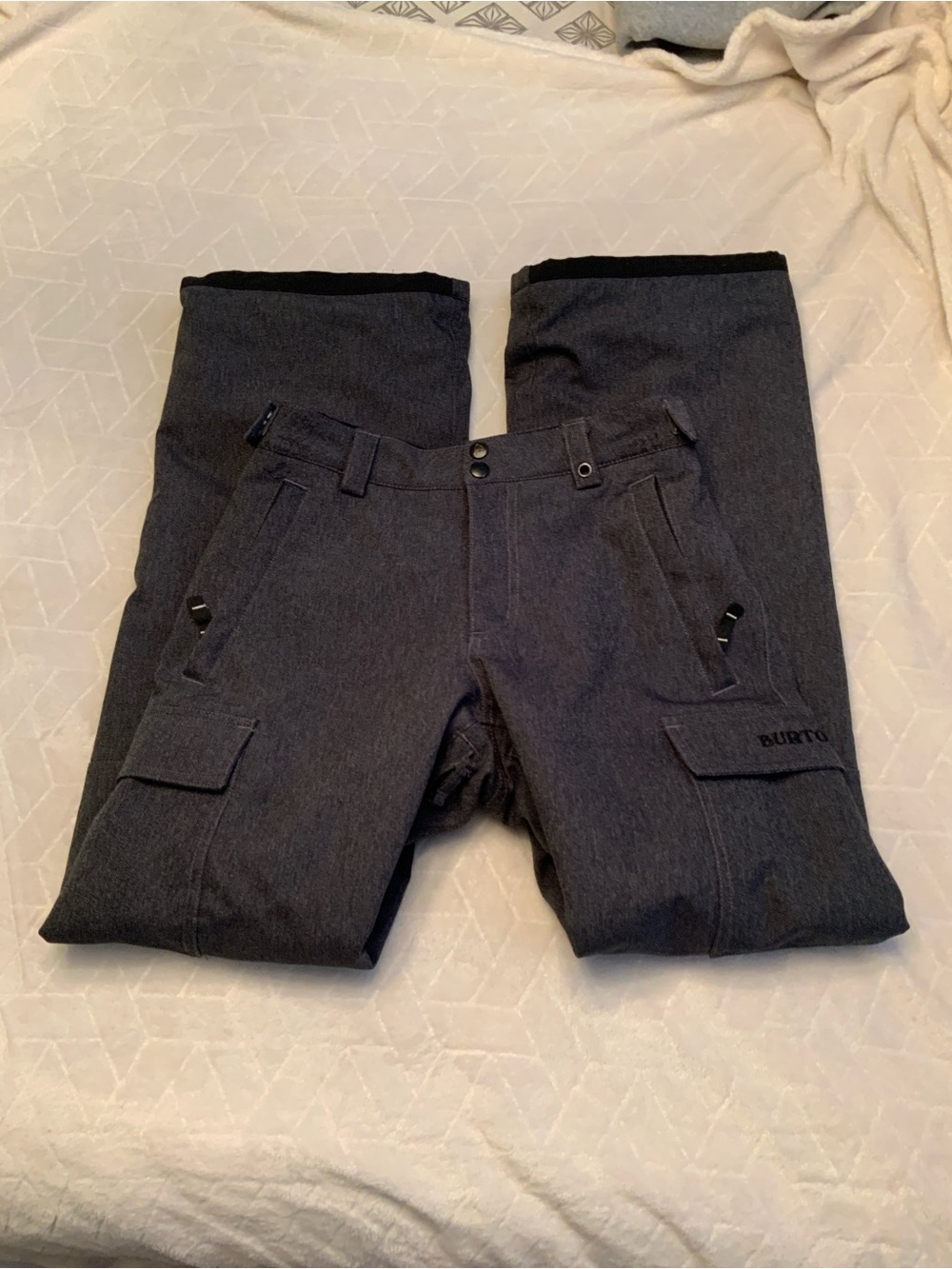Burton boys Dark Gray Snowboard cargo Pants